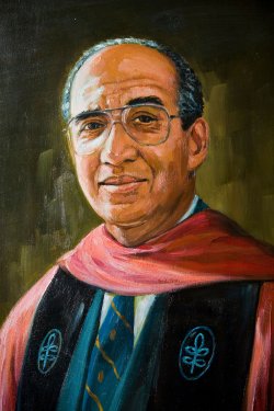 Painted portrait of President Dickson